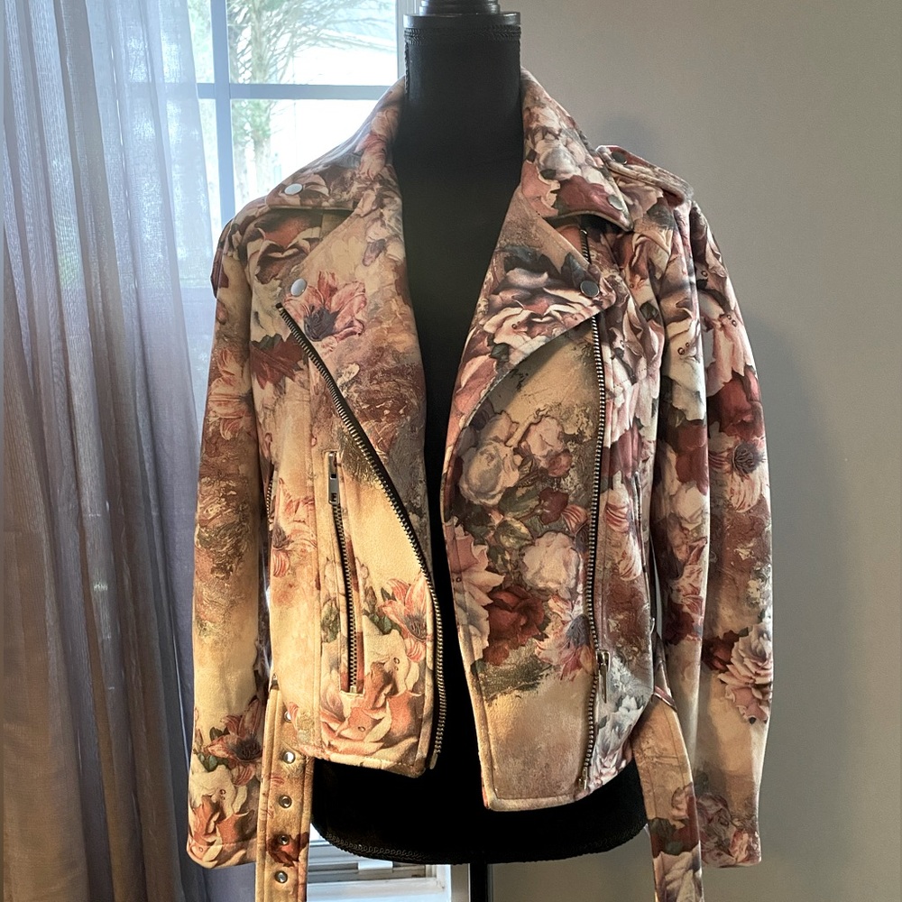 Zara one of a kind biker jacket. Never this is again classic